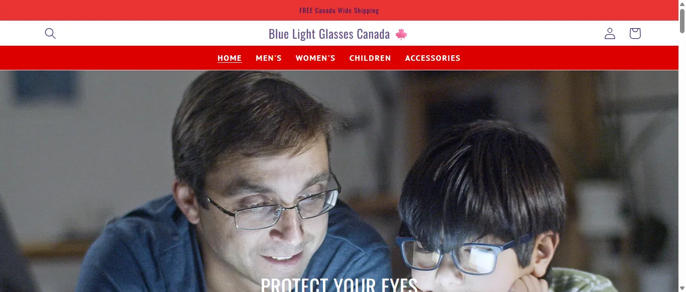 Blue Light Glasses Canada