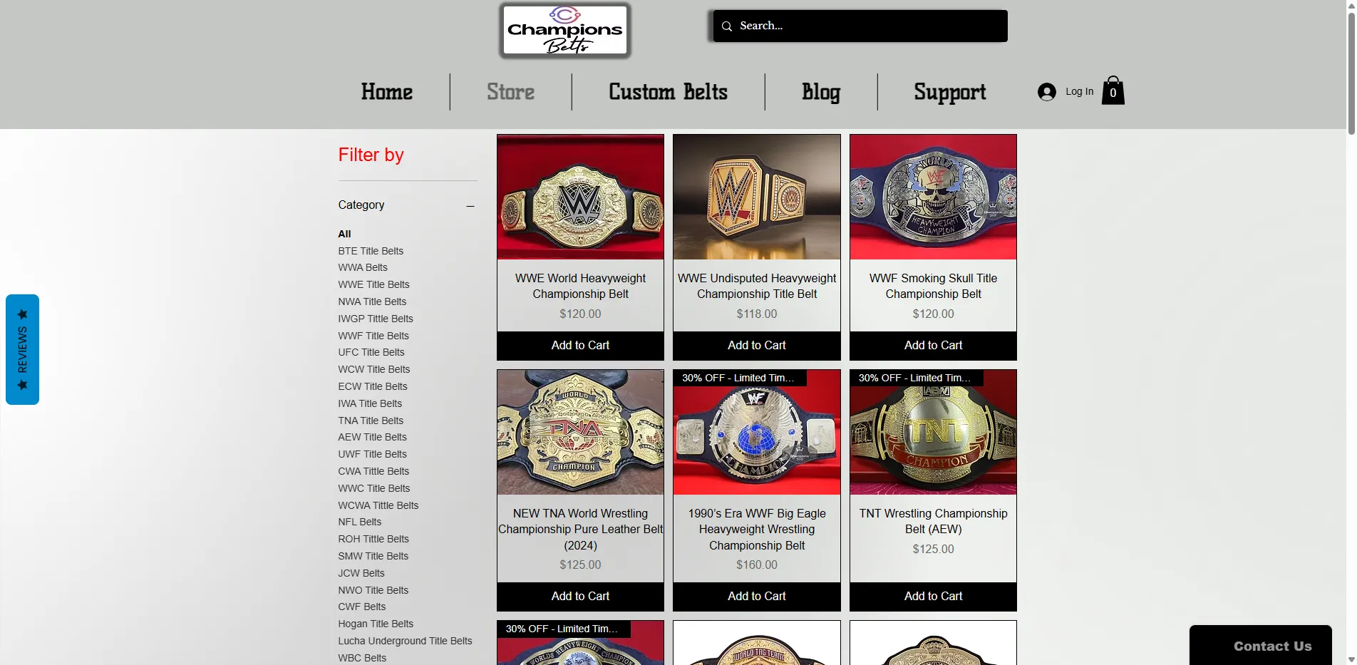 Champions Belt