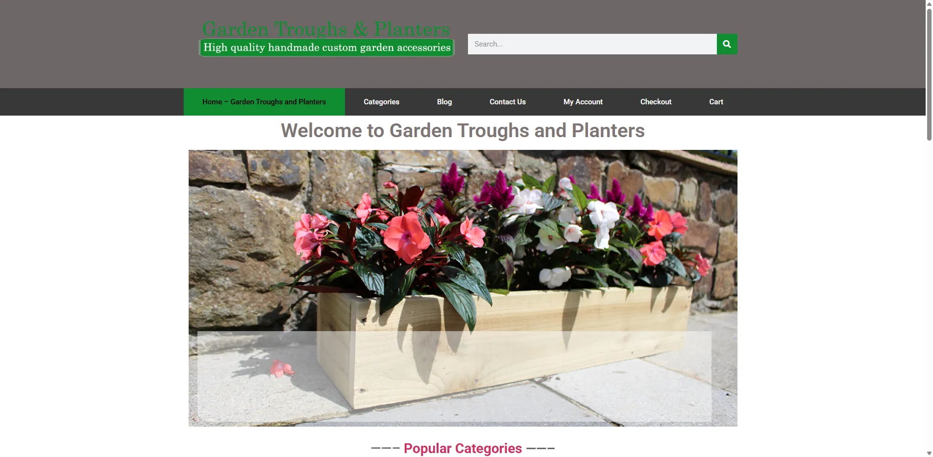 Garden Troughs And Planters