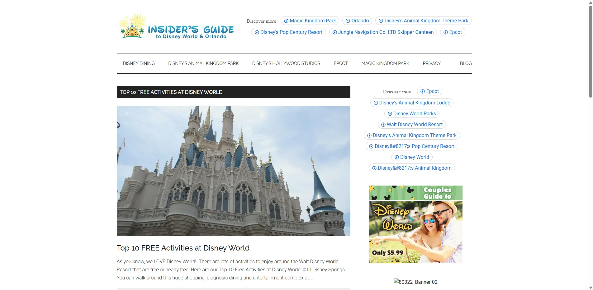 Insider's Guide To Disney World