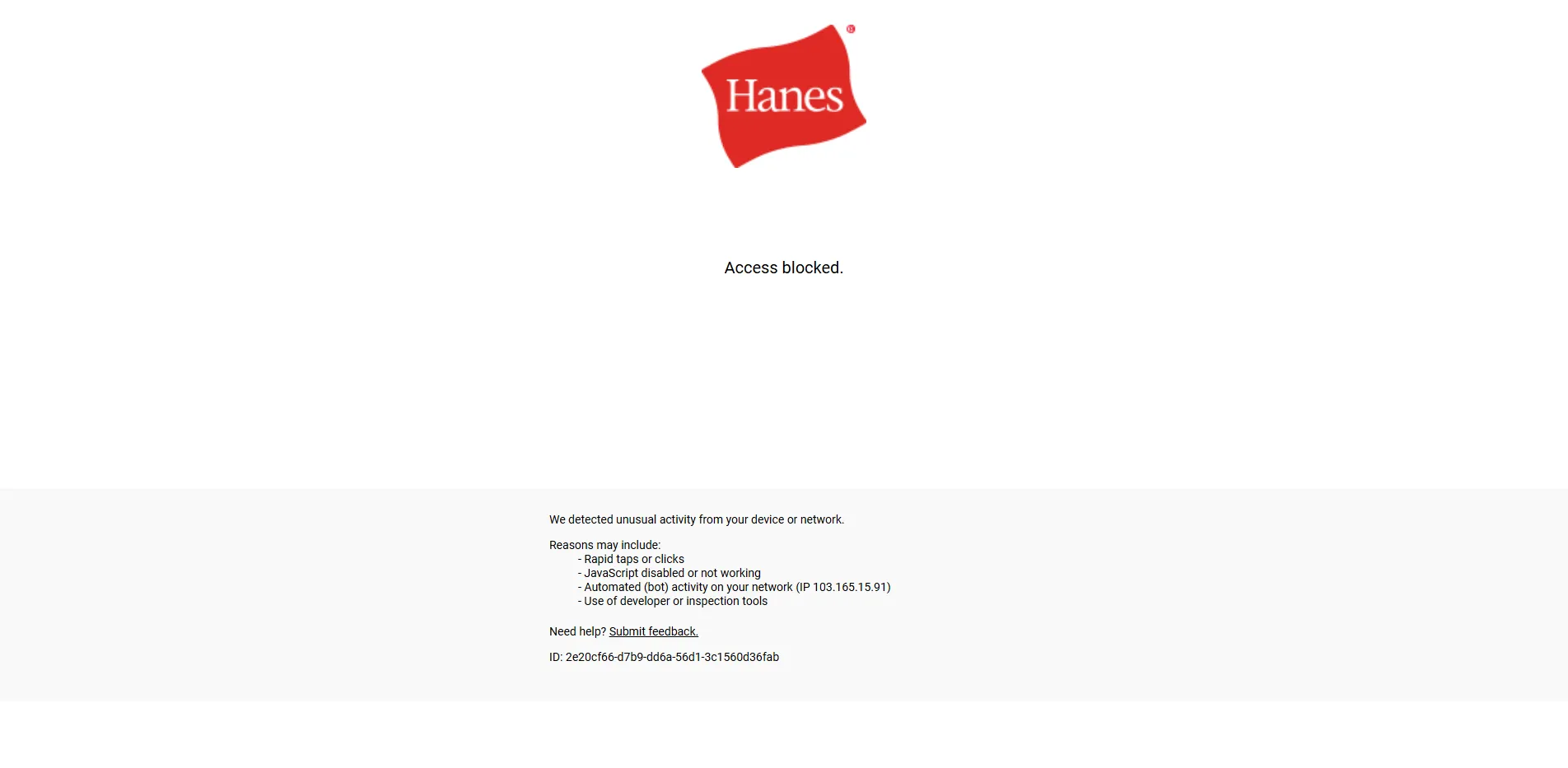 Hanes.com