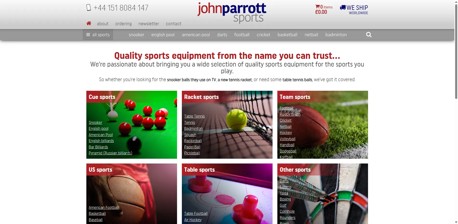 John Parrott Sports