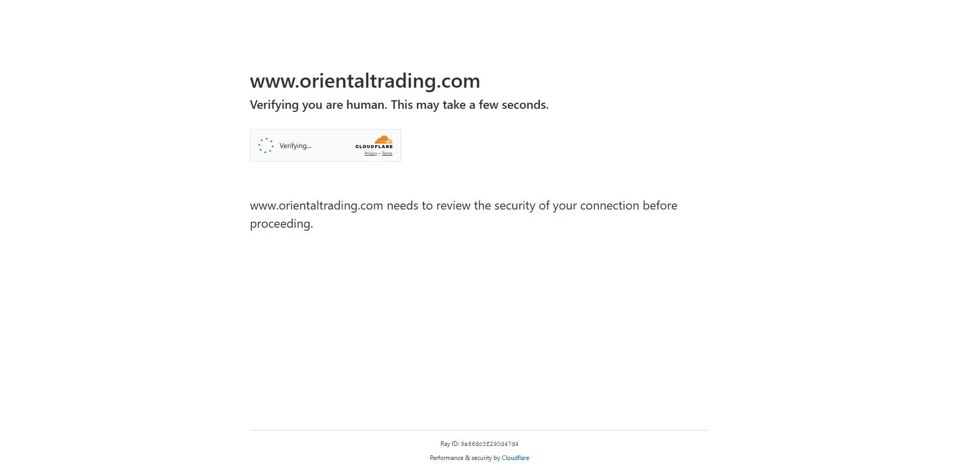 Oriental Trading