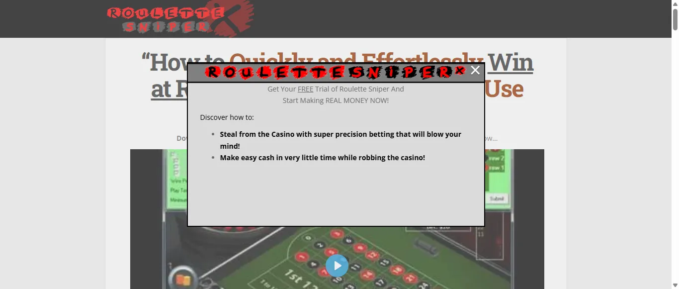 Roulette Sniper