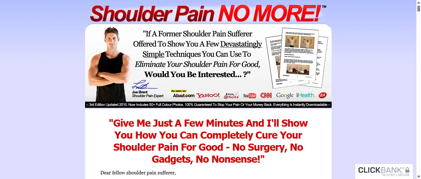 Shoulder Pain No More