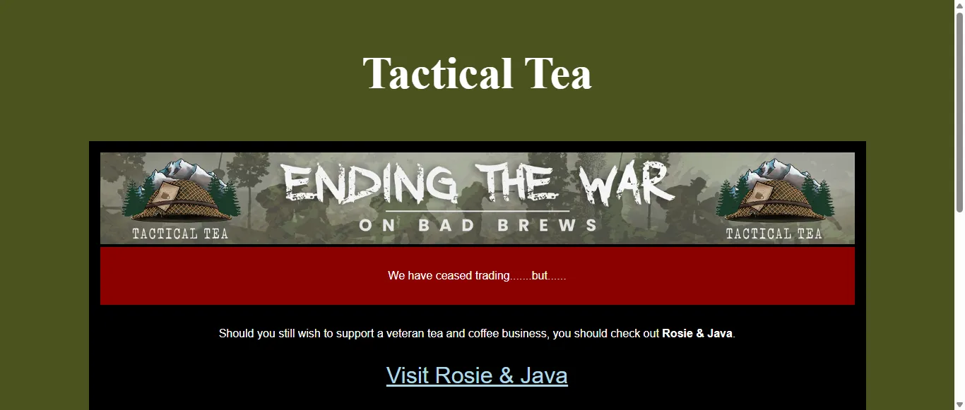 Tactical Tea Uk